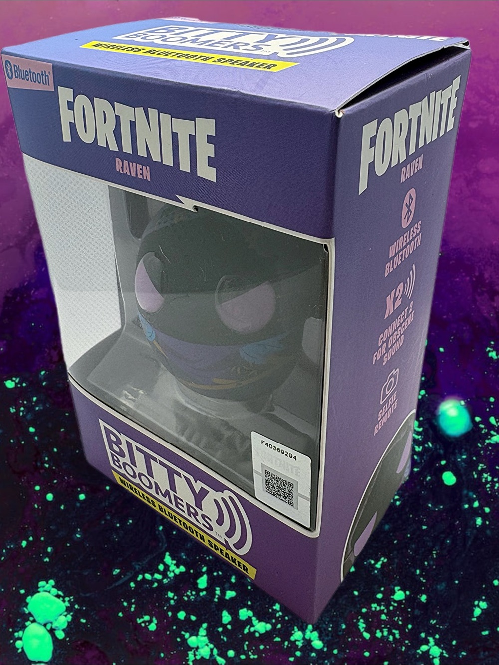 Fortnite - Bitty Boomers - Wireless Bluetooth Speaker - RAVEN